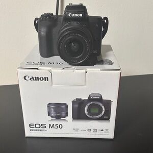 Canon EOS M50 Digital Camera - Black